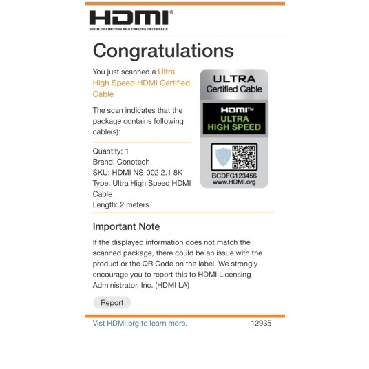 HDMI NS-002 2.1 8K 2m -zdjęcie numer 4