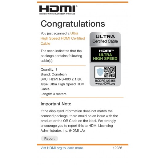 HDMI NS-003 2.1 8K 3m -zdjęcie numer 4