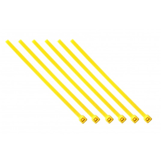 OPASKA ZACISKOWA 2,5x100mm ŻÓŁTA 100 szt. -zdjęcie numer 2
