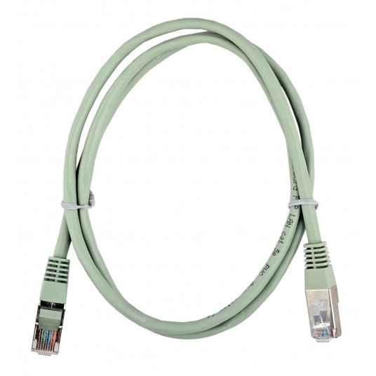 PATCH CORD F/UTP kat.5e 0,25m - SZARY -zdjęcie numer 4