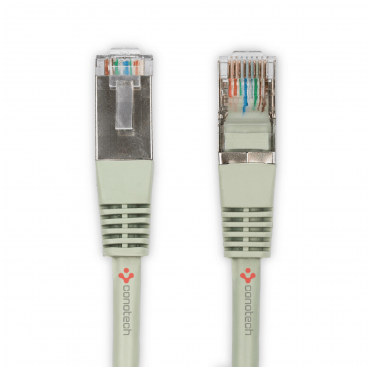 PATCH CORD F/UTP kat.5e 1,5m - SZARY -zdjęcie numer 1