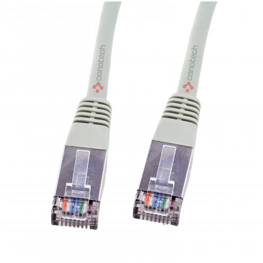 PATCH CORD F/UTP kat.5e 3m - SZARY -zdjęcie numer 2