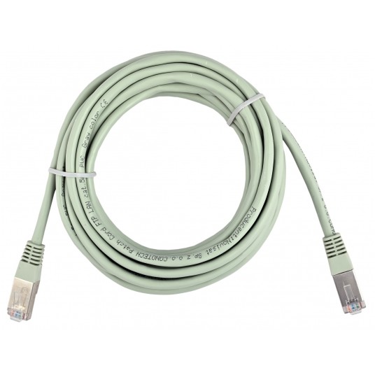 PATCH CORD F/UTP kat.5e 5m - SZARY -zdjęcie numer 4