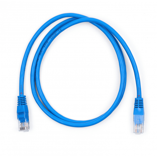 PATCH CORD U/UTP kat.5e 1m - NIEBIESKI -zdjęcie numer 2
