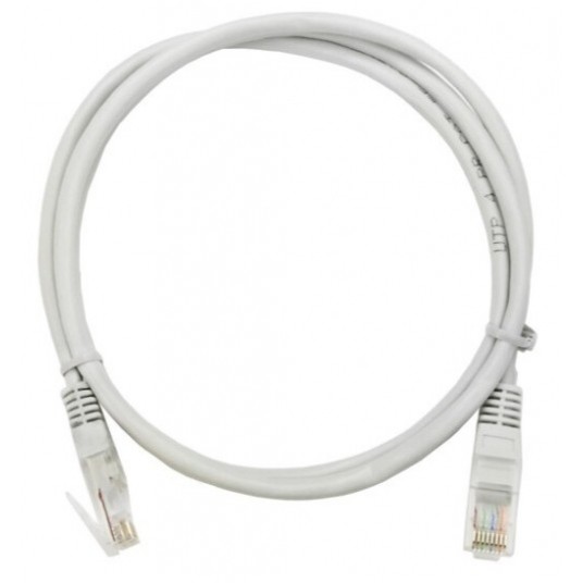 PATCH CORD U/UTP kat.5e 1m - SZARY -zdjęcie numer 2