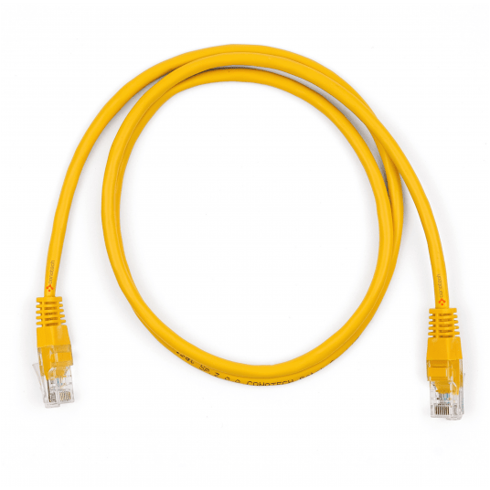 PATCH CORD U/UTP kat.5e 1m - ŻÓŁTY -zdjęcie numer 2