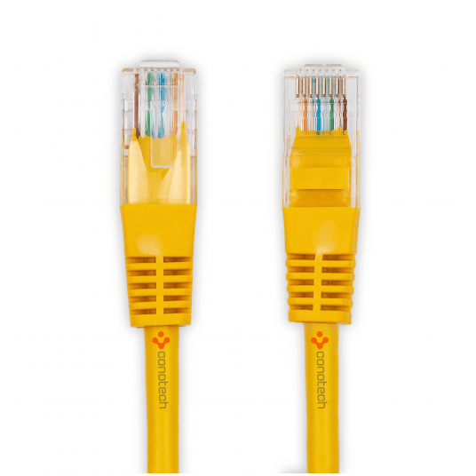 PATCH CORD U/UTP kat.5e 1m - ŻÓŁTY -zdjęcie numer 1