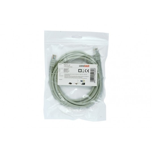 PATCH CORD U/UTP kat.5e 2m - SZARY -zdjęcie numer 3