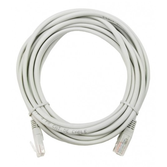 PATCH CORD U/UTP kat.5e 5m - SZARY -zdjęcie numer 2