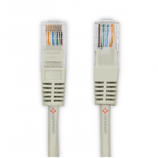 PATCH CORD U/UTP kat.6 0,5m - SZARY -zdjęcie numer 1