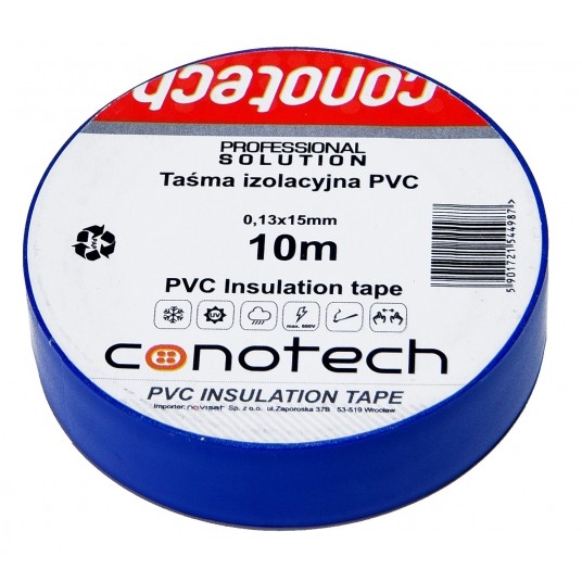 TAŚMA PVC NIEBIESKA 10m -zdjęcie numer 1