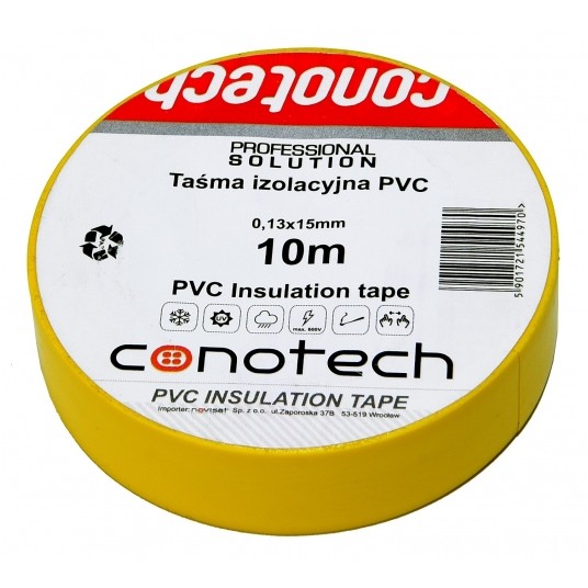 TAŚMA PVC ŻÓŁTA 10m -zdjęcie numer 1