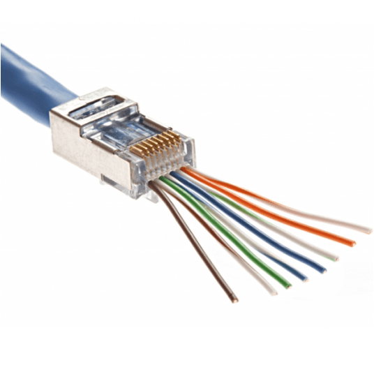 WTYK RJ45 FTP kat.6 - PRZELOTOWY -zdjęcie numer 1