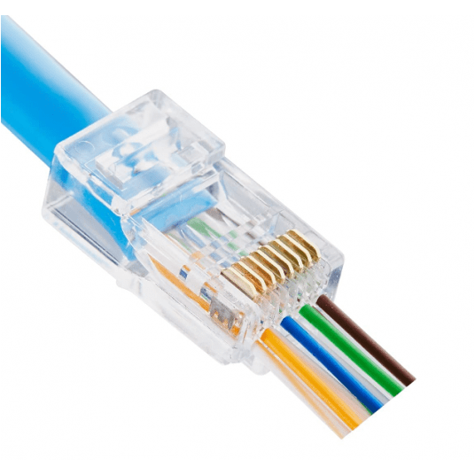 WTYK RJ45 UTP kat.6 - PRZELOTOWY -zdjęcie numer 1