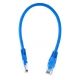PATCH CORD U/UTP kat.5e 0,25m - NIEBIESKI -zdjęcie numer 2