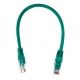 PATCH CORD U/UTP kat.5e 0,25m - ZIELONY -zdjęcie numer 2