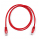 PATCH CORD U/UTP kat.5e 1m - CZERWONY -zdjęcie numer 2