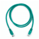 PATCH CORD U/UTP kat.5e 1m - ZIELONY -zdjęcie numer 2