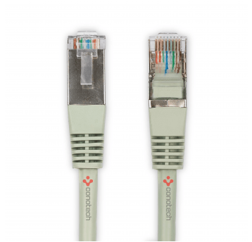 PATCH CORD F/UTP kat.5e 0,25m - SZARY