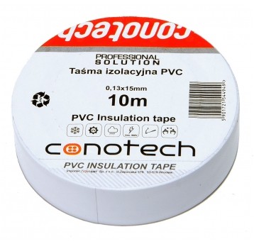 Taśma PVC BIAŁA 10m