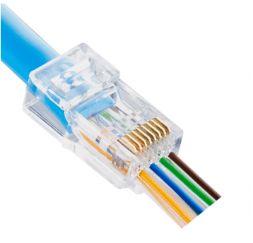 WTYK RJ45 UTP kat.6 - PRZELOTOWY